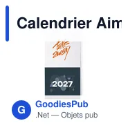 Calendrier Aimanté Larip - Miniature 1