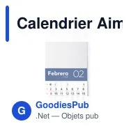 Calendrier Aimanté Larip - Miniature 2