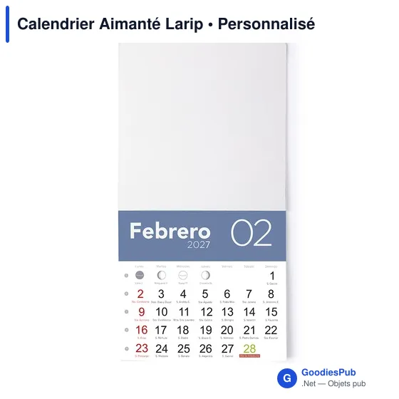Calendrier Aimanté Larip - Image 2