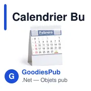 Calendrier Bureau Ener - Miniature 2