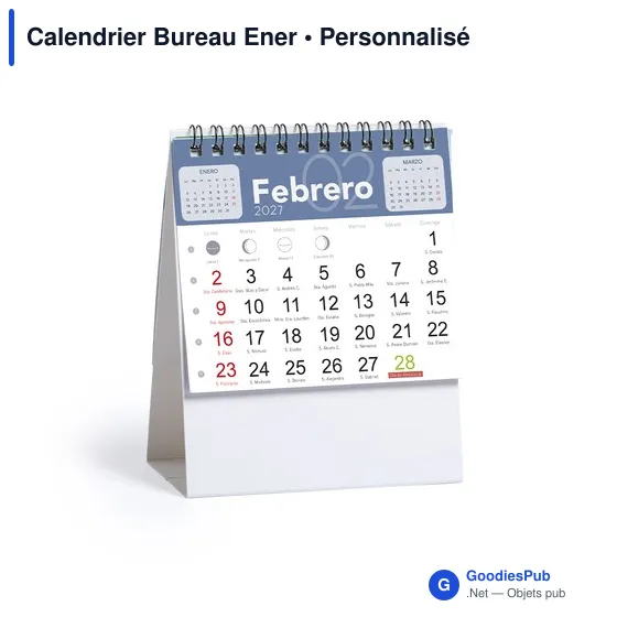 Calendrier Bureau Ener - Image 2