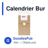 Calendrier Bureau Ensemencé Krily - Miniature 2