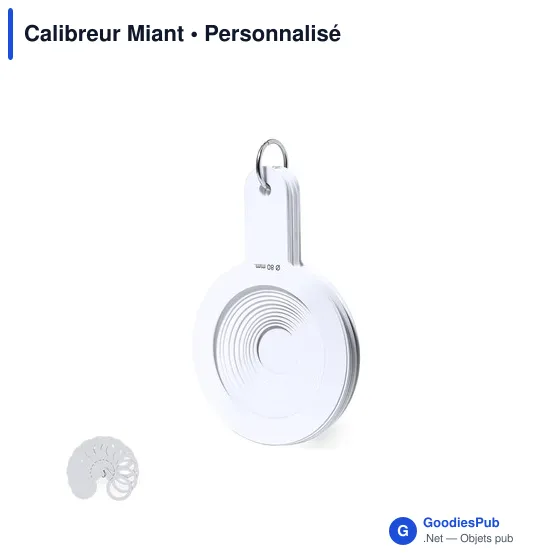 Calibreur Miant personnalisable avec logo pour objets publicitaires - Image 1
