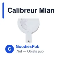 Calibreur Miant personnalisable avec logo pour objets publicitaires - Miniature 2