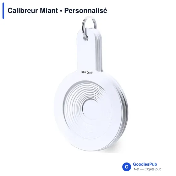 Calibreur Miant personnalisable avec logo pour objets publicitaires - Image 3