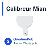 Calibreur Miant personnalisable avec logo pour objets publicitaires - Miniature 4