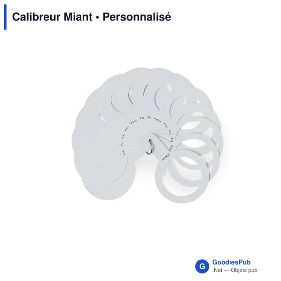 Calibreur Miant personnalisable avec logo pour objets publicitaires - Image 5