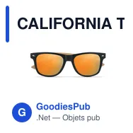 CALIFORNIA TOUCH Lunettes de soleil en bambou. - Miniature 1