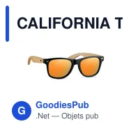 CALIFORNIA TOUCH Lunettes de soleil en bambou. - Miniature 2