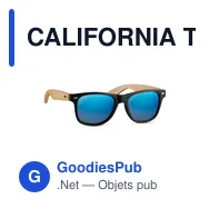 CALIFORNIA TOUCH Lunettes de soleil en bambou. - Miniature 11