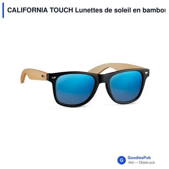 CALIFORNIA TOUCH Lunettes de soleil en bambou. - Image 11
