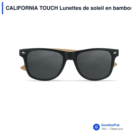 CALIFORNIA TOUCH Lunettes de soleil en bambou. - Image 4