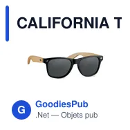 CALIFORNIA TOUCH Lunettes de soleil en bambou. - Miniature 5