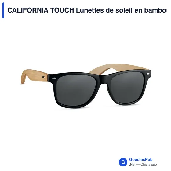 CALIFORNIA TOUCH Lunettes de soleil en bambou. - Image 5