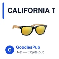 CALIFORNIA TOUCH Lunettes de soleil en bambou. - Miniature 8