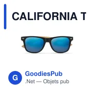 CALIFORNIA TOUCH Lunettes de soleil en bambou. - Miniature 10