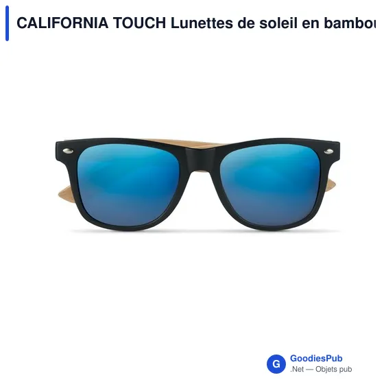 CALIFORNIA TOUCH Lunettes de soleil en bambou. - Image 10