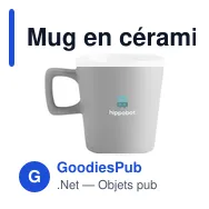 Mug en céramique personnalisable Calvin avec logo - Miniature 11