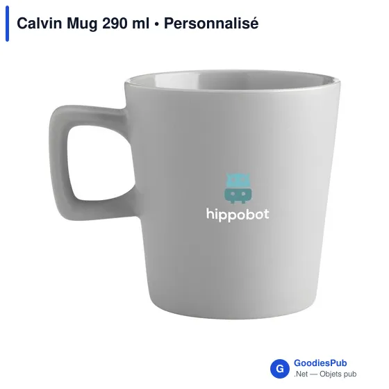 Mug en céramique personnalisable Calvin avec logo - Image 11