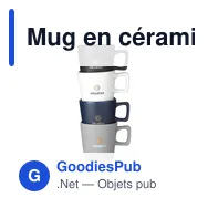 Mug en céramique personnalisable Calvin avec logo - Miniature 12