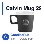 Mug en céramique personnalisable Calvin avec logo - Miniature 6