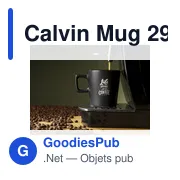 Mug en céramique personnalisable Calvin avec logo - Miniature 7