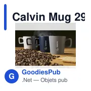 Mug en céramique personnalisable Calvin avec logo - Miniature 8
