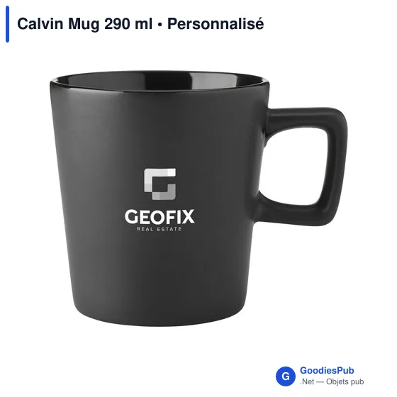 Mug en céramique personnalisable Calvin avec logo - Image 10