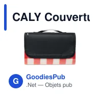 CALY Couverture polaire RPET 150 gr - Miniature 1