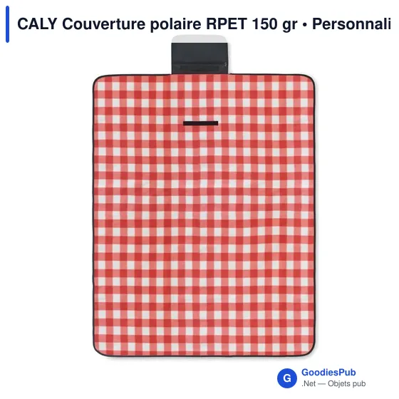 CALY Couverture polaire RPET 150 gr - Image 2