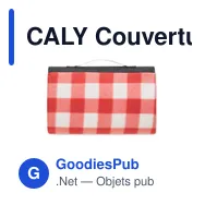 CALY Couverture polaire RPET 150 gr - Miniature 3