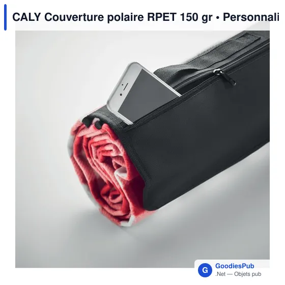 CALY Couverture polaire RPET 150 gr - Image 4