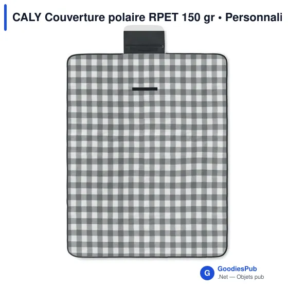 CALY Couverture polaire RPET 150 gr - Image 6