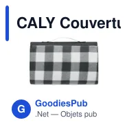 CALY Couverture polaire RPET 150 gr - Miniature 7