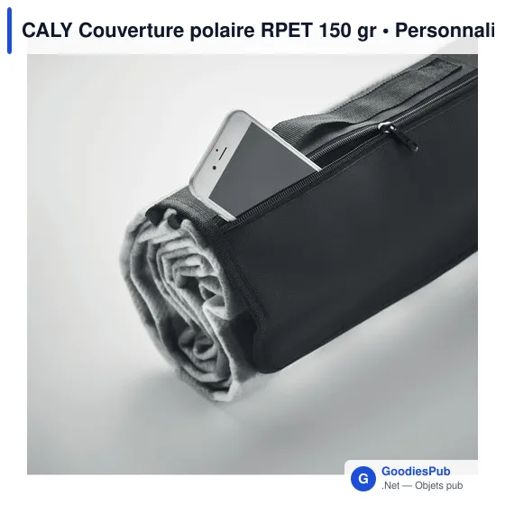 CALY Couverture polaire RPET 150 gr - Image 8