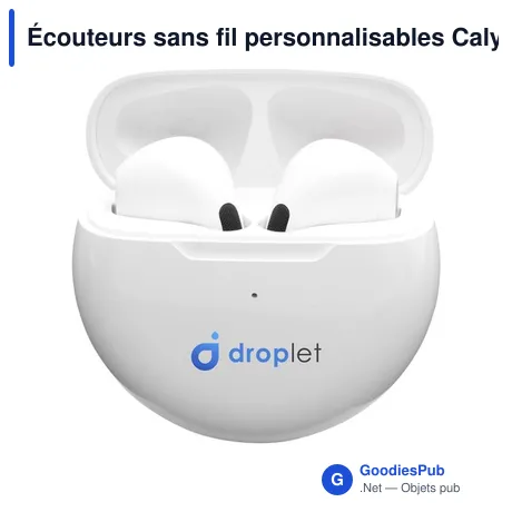 Écouteurs sans fil personnalisables Calypso RCS avec logo