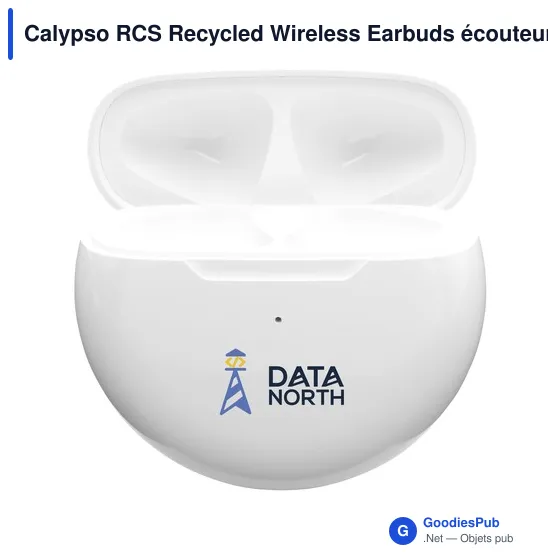 Écouteurs sans fil personnalisables Calypso RCS avec logo - Image 2
