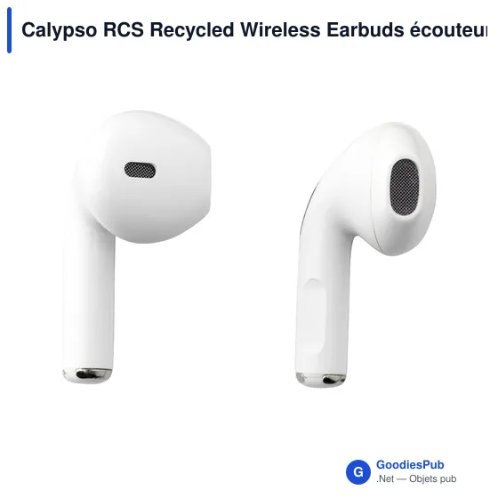 Écouteurs sans fil personnalisables Calypso RCS avec logo - Image 3