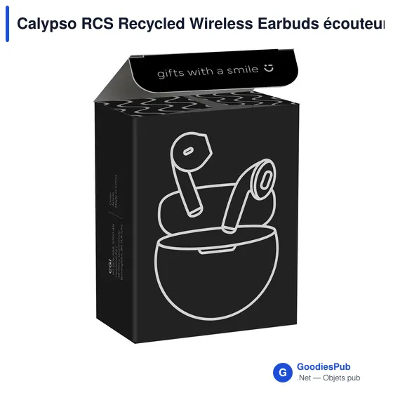 Écouteurs sans fil personnalisables Calypso RCS avec logo - Image 5