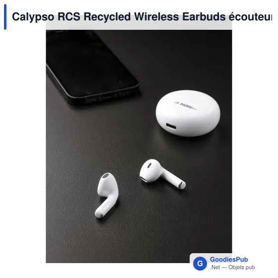 Écouteurs sans fil personnalisables Calypso RCS avec logo - Image 6
