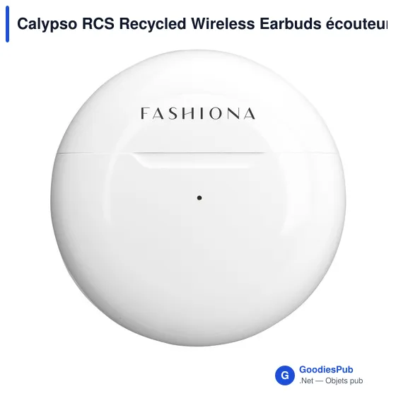 Écouteurs sans fil personnalisables Calypso RCS avec logo - Image 8