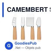 CAMEMBERT Set de 4 couteaux à fromage - Miniature 5