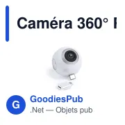 Caméra 360° personnalisable Ribben pour un logo impactant - Miniature 2