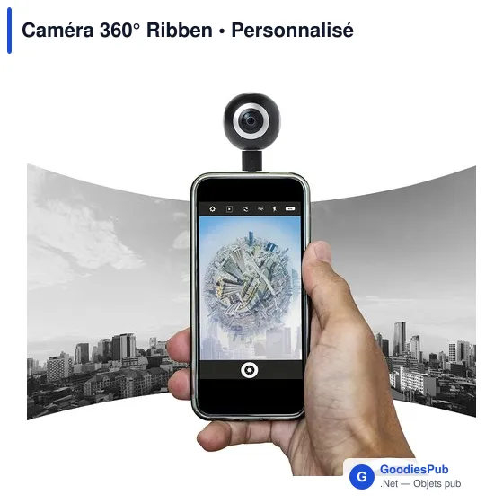 Caméra 360° personnalisable Ribben pour un logo impactant - Image 3
