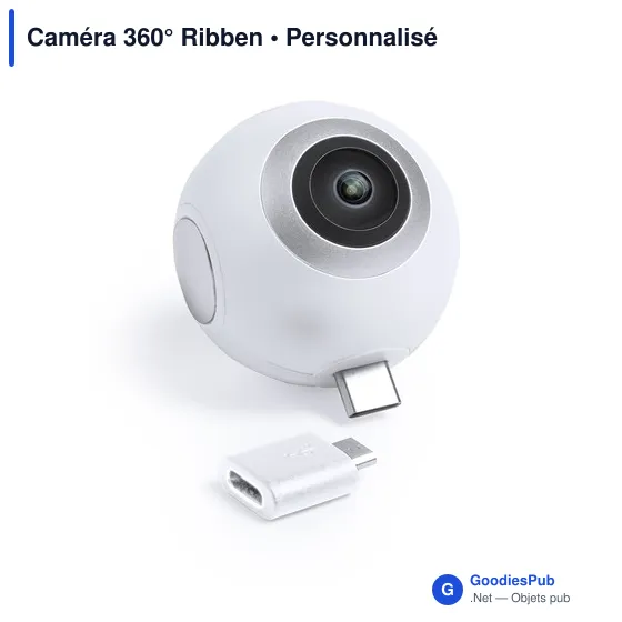 Caméra 360° personnalisable Ribben pour un logo impactant - Image 4