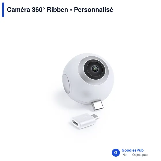 Caméra 360° personnalisable Ribben pour un logo impactant - Image 5
