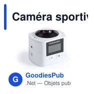 Caméra sportive personnalisable 360° avec logo - Logans - Miniature 2