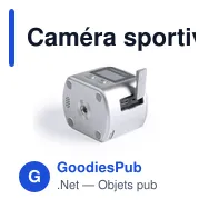 Caméra sportive personnalisable 360° avec logo - Logans - Miniature 3