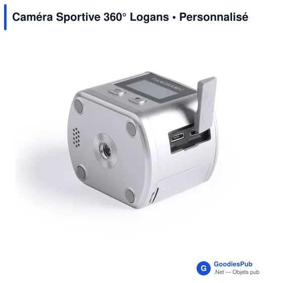 Caméra sportive personnalisable 360° avec logo - Logans - Image 3