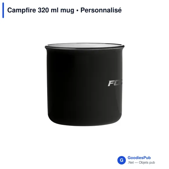 Mug en céramique personnalisable Campfire 320 ml avec logo - Image 7